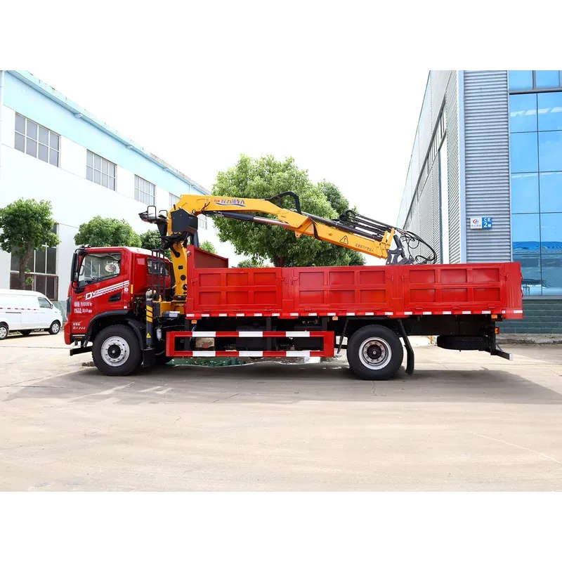Truck-Mounted Grab with Magnet on Dongfeng Huashen DV3 — 6.3 t, 8.25 m Boom — photo 5