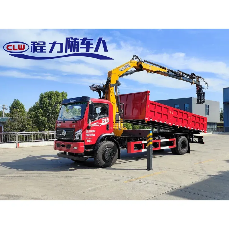 Truck-Mounted Grab on Dongfeng D1S — 8 t, 9.7 m Boom, 6 m Tipping Body — main view