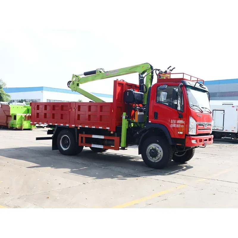 Truck-Mounted Log Grab 4x4 on Sanhuan Chuangke — 8 m Boom, 2+2 Flat-Jaw — photo 4