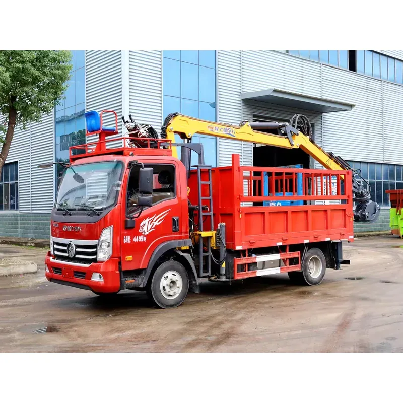 Truck-Mounted Log Grab on SINOTRUK Wangpai — 6.8 m Boom, 2+2 Grab — photo 3