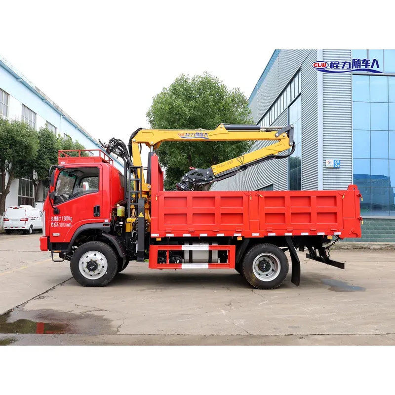 Truck-Mounted Log Grab 4x4 on Sanhuan Chuangke — 7.5 m Boom, 3+2 Twin-Ram Grab — photo 3