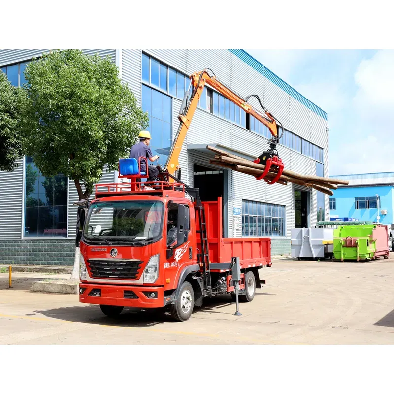 Truck-Mounted Log Grab on SINOTRUK Wangpai — 4.8 m Boom, 2+2 Flat-Jaw — photo 5