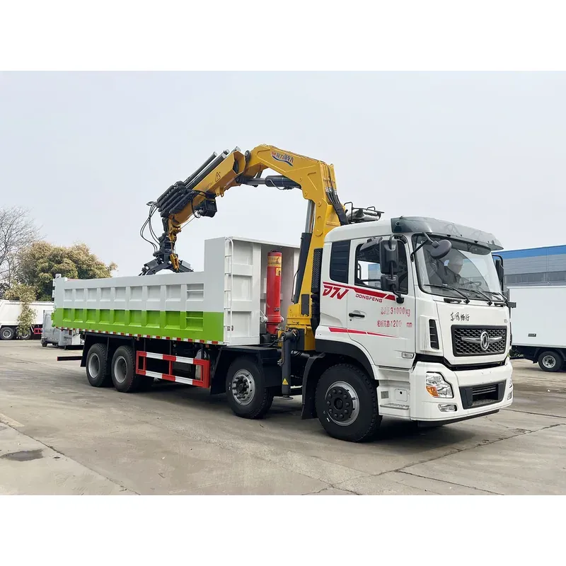 Truck-Mounted Scrap Grab on Dongfeng D7V 8x4 — 12 t, 3+2 Grab, Quick Coupler — photo 4