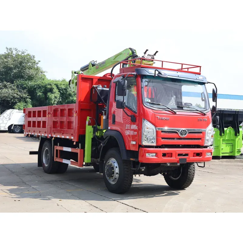 Truck-Mounted Log Grab 4x4 on Sanhuan Chuangke — 8 m Boom, 2+2 Flat-Jaw — photo 5
