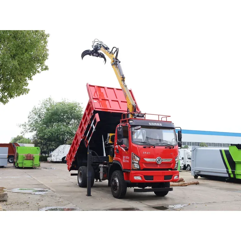 Truck-Mounted Log Grab 4x4 on Dongfeng D1L — 7.5 m Boom, 3+2 Grab — photo 6