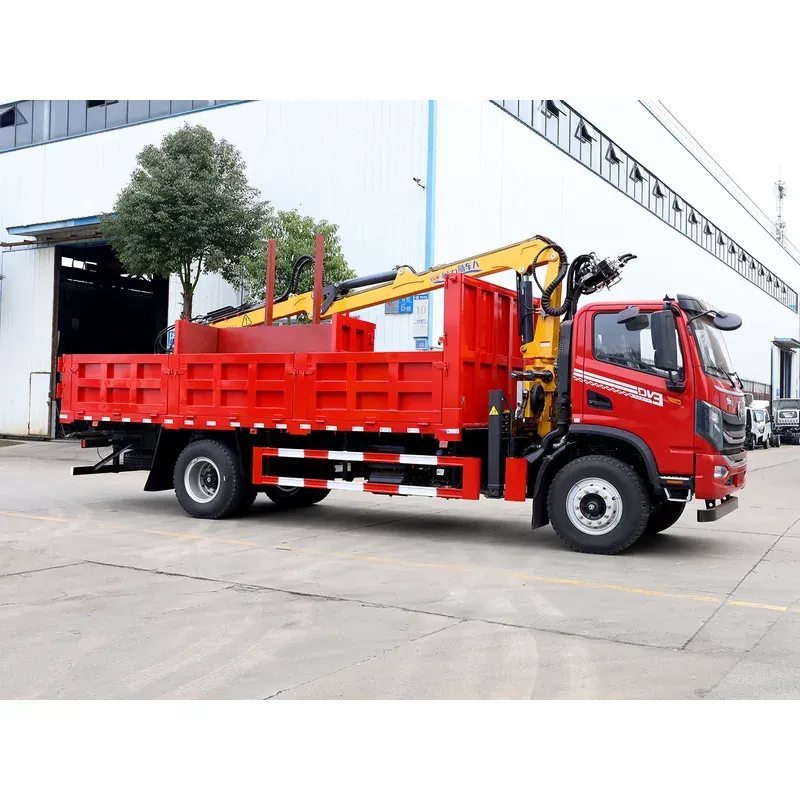 Truck-Mounted Scrap Grab on Dongfeng Huashen DV3 — 7.5 m Boom, 4+3 Grab — photo 6