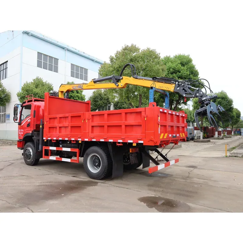 Truck-Mounted Log Grab 4x4 on Dongfeng D1L — 7.5 m Boom, 3+2 Grab — photo 4