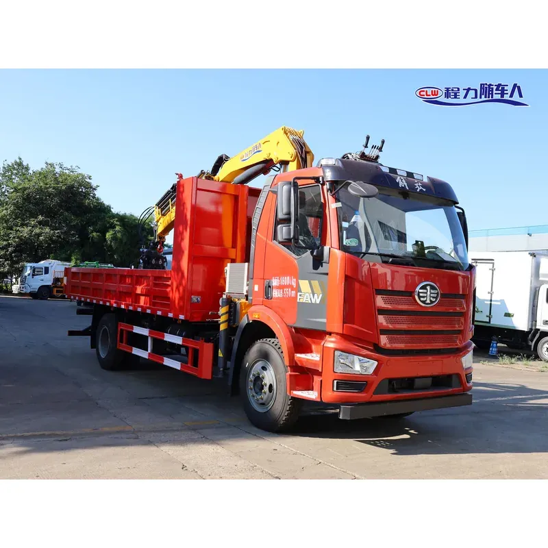 Truck-Mounted Scrap Grab on FAW — 6.3 t, 3+2 Grab, Low Sideboards — photo 4
