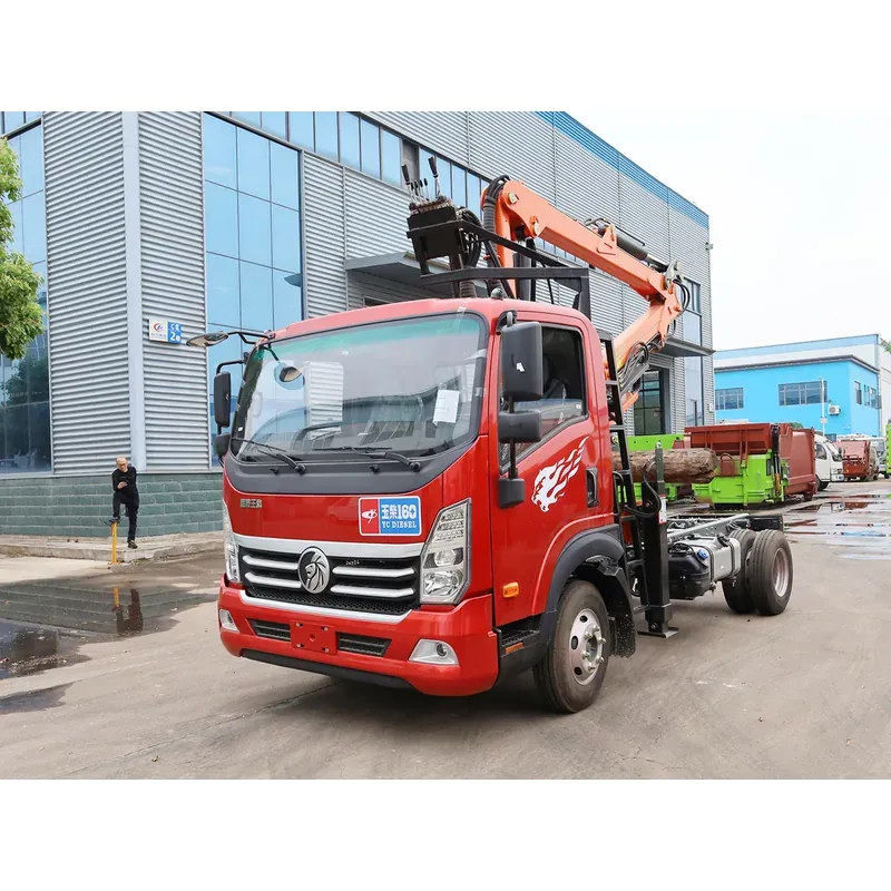 Truck-Mounted Log Grab on SINOTRUK Wangpai 1880 — 7.5 m Boom, 1.3 m Flat-Jaw — main view