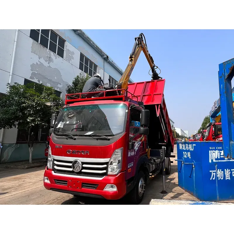 Truck-Mounted Log Grab on SINOTRUK Wangpai — 6.8 m Boom, 2+2 Rigid-Linked — main view