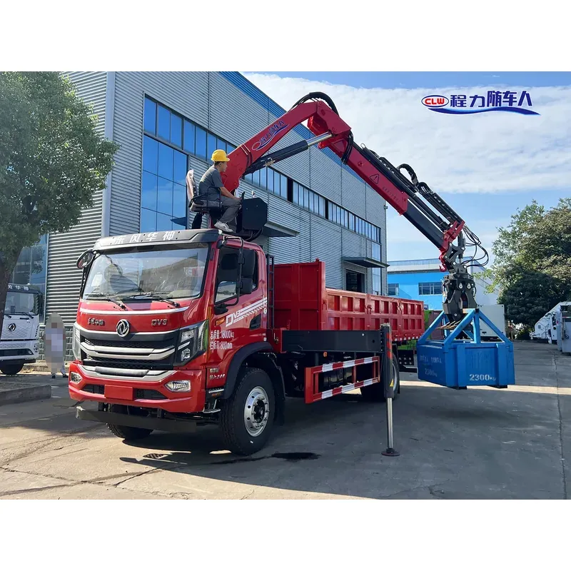 Truck-Mounted Scrap Grab on Dongfeng Huashen DV3 — 6.3 t, 3+2 Grab — photo 5