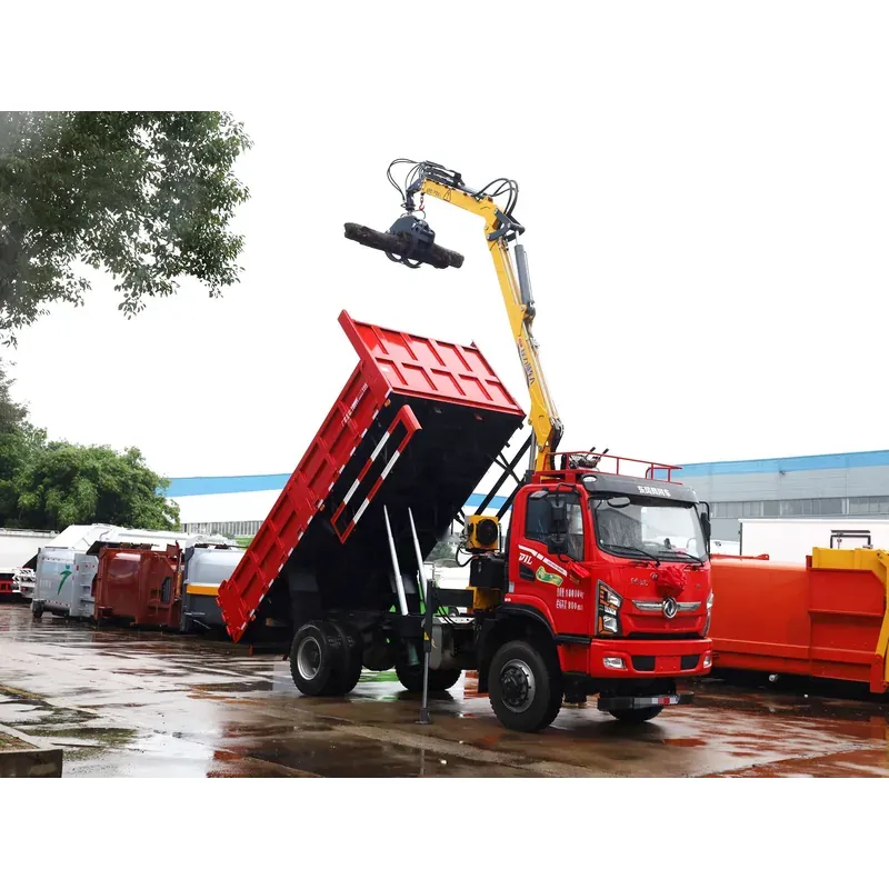 Truck-Mounted Log Grab 4x4 on Dongfeng D1L — 7.8 m Boom, Soft-Linked — photo 6