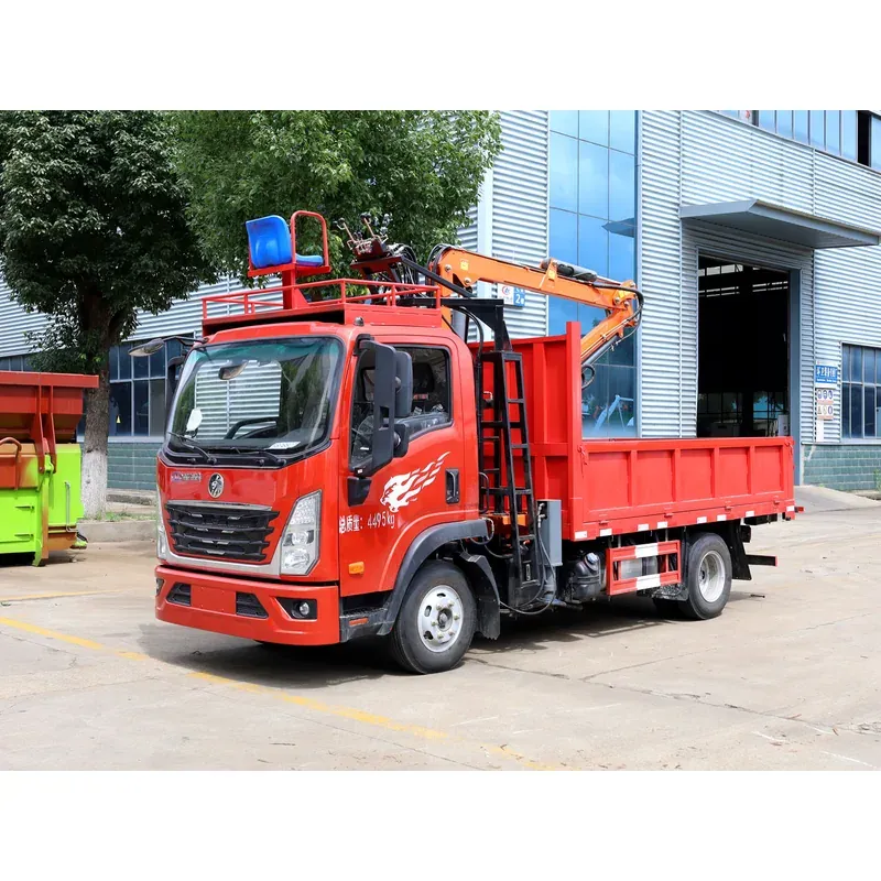 Truck-Mounted Log Grab on SINOTRUK Wangpai — 4.8 m Boom, 2+2 Flat-Jaw — main view