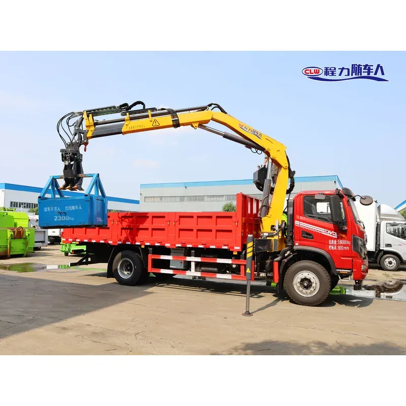 Truck-Mounted Scrap Grab with Magnet on Dongfeng DV3 — 6.3 t, 3+2 Grab — photo 3