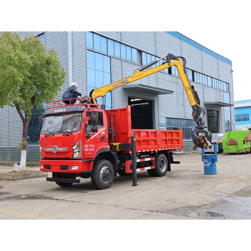 Truck-Mounted Log Grab 4x4 on Dongfeng D1L — 7.5 m Boom, 3+2 Grab — photo 7