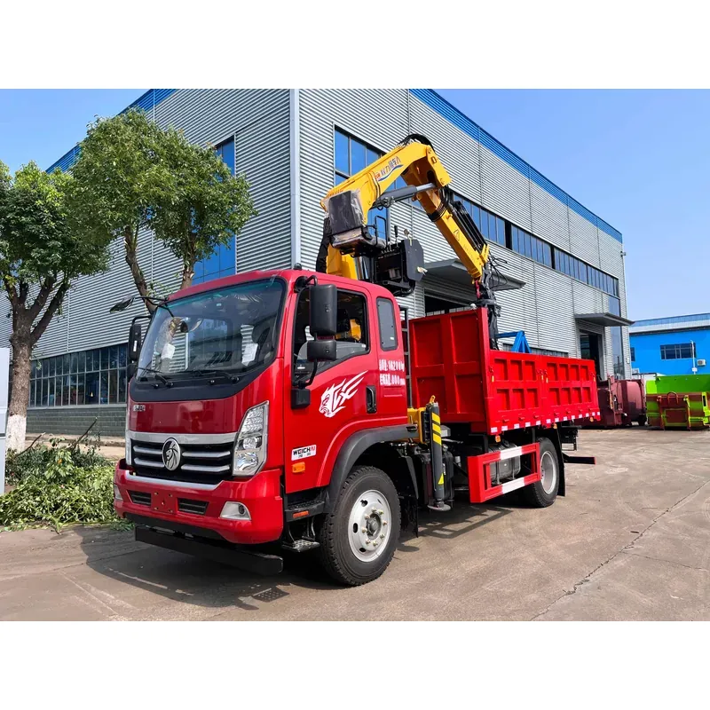 Truck-Mounted Scrap Grab on SINOTRUK Wangpai — 6.3 t, 3+2 Twin-Ram Grab — main view