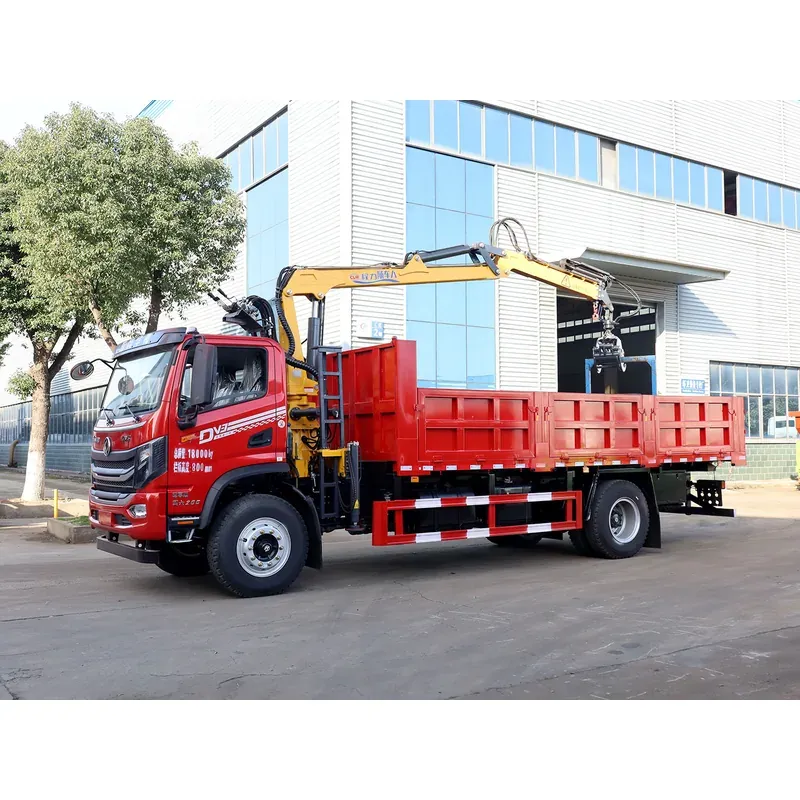 Truck-Mounted Log Grab on Dongfeng Huashen DV3 — 7.8 m Boom, 2+2 Grab — photo 5