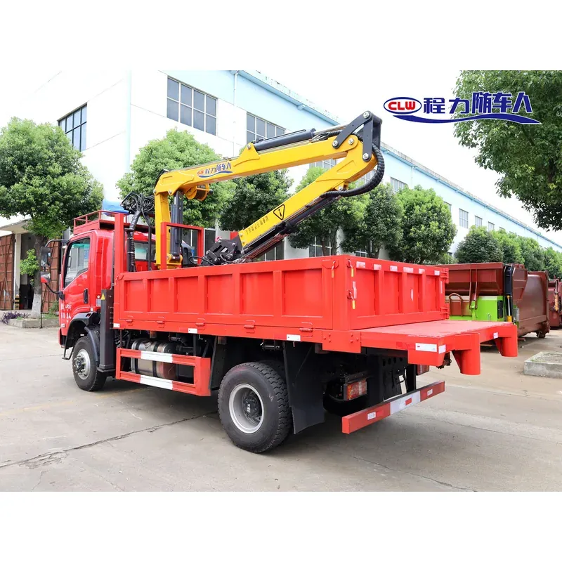 Truck-Mounted Log Grab 4x4 on Sanhuan Chuangke — 7.5 m Boom, 3+2 Grab — photo 3