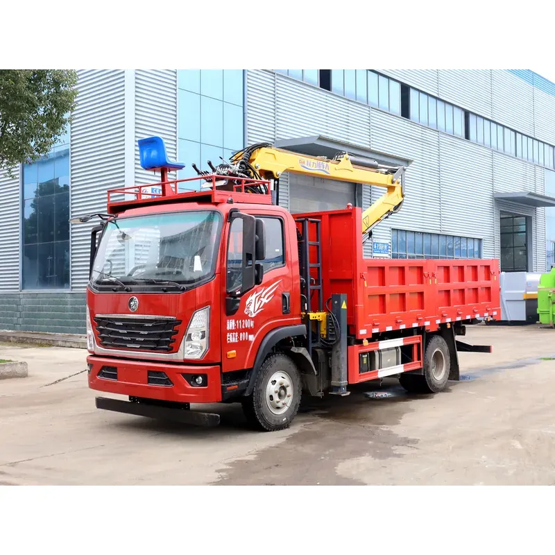Truck-Mounted Log Grab with Winch on SINOTRUK Wangpai — 7.5 m Boom, 3+2 Grab — main view
