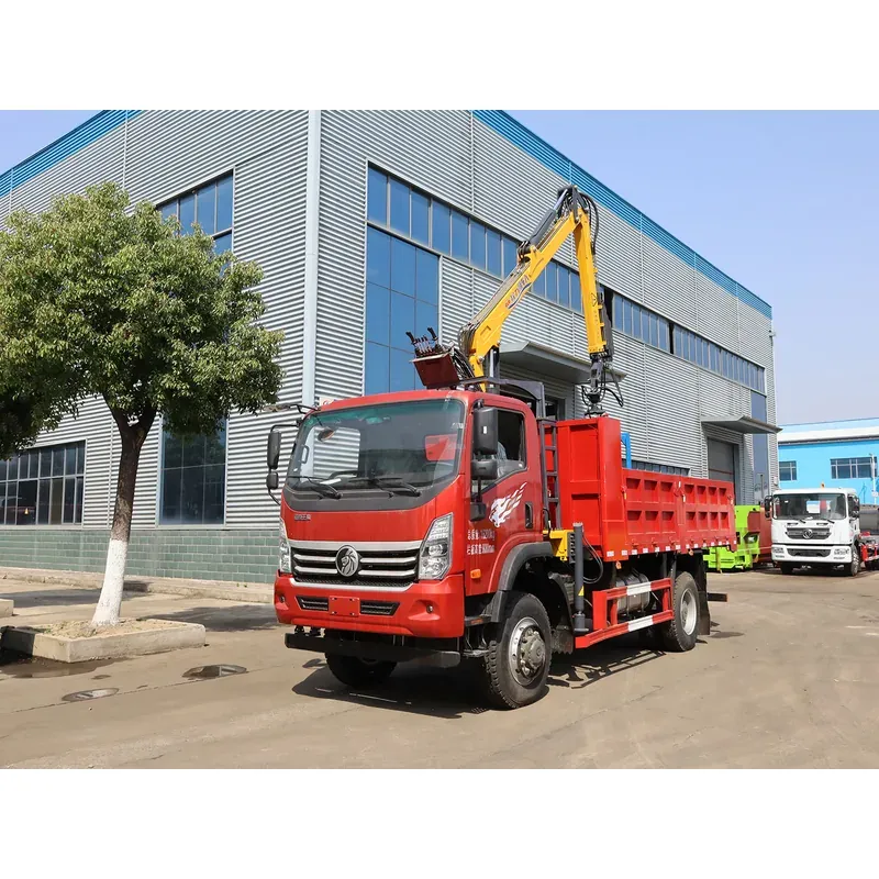Truck-Mounted Log Grab 4x4 on SINOTRUK Wangpai — 7.8 m Boom, 2+2 Timber Grab — main view