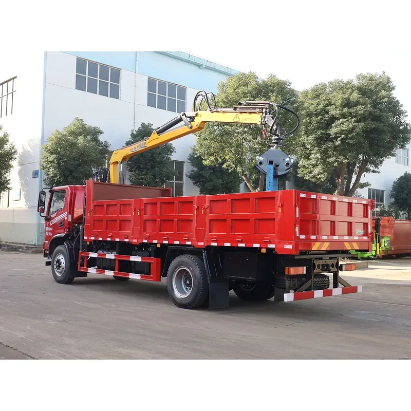 Truck-Mounted Log Grab on Dongfeng Huashen DV3 — 7.8 m Boom, 2+2 Grab — photo 6