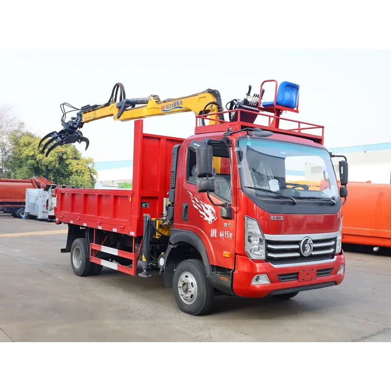 Truck-Mounted Log Grab on SINOTRUK Wangpai — 7.8 m Boom, 3+2 Rigid-Linked — photo 7