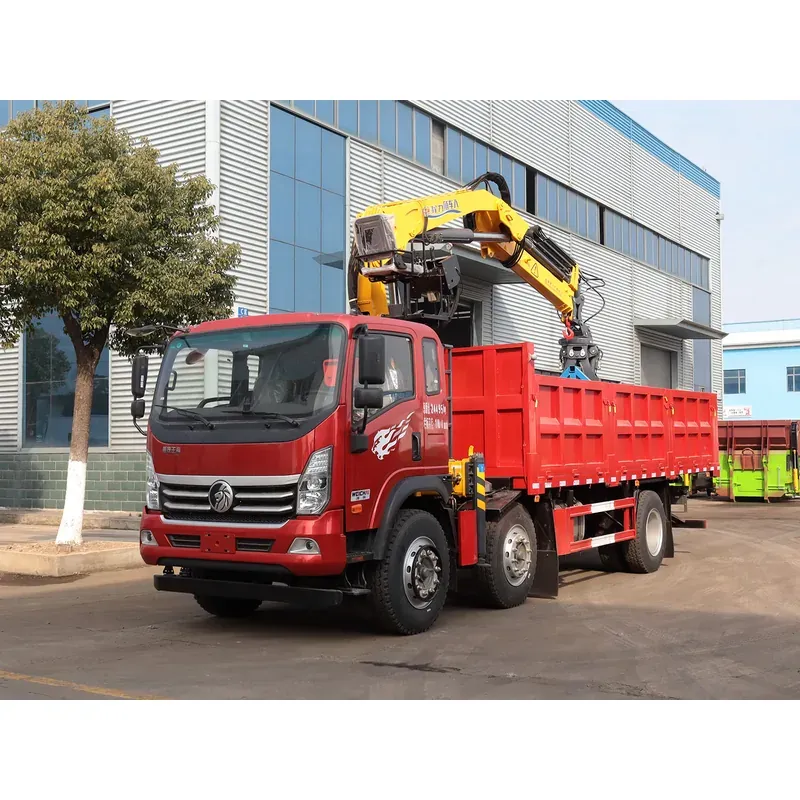 Truck-Mounted Scrap Grab on SINOTRUK Wangpai 6x2 — 6.3 t, 8.2 m Boom, 3+2 — main view