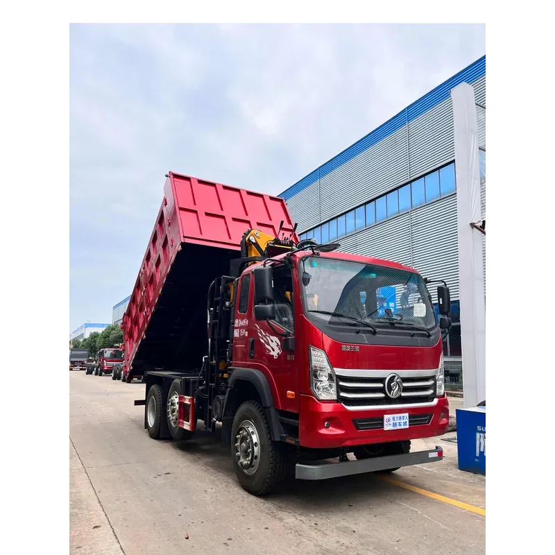 Truck-Mounted Log Grab with Lifting Axle on SINOTRUK Wangpai — 4 t Folding Boom — photo 2