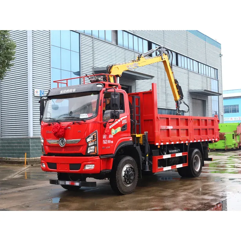 Truck-Mounted Log Grab 4x4 on Dongfeng D1L — 7.8 m Boom, Soft-Linked — photo 2