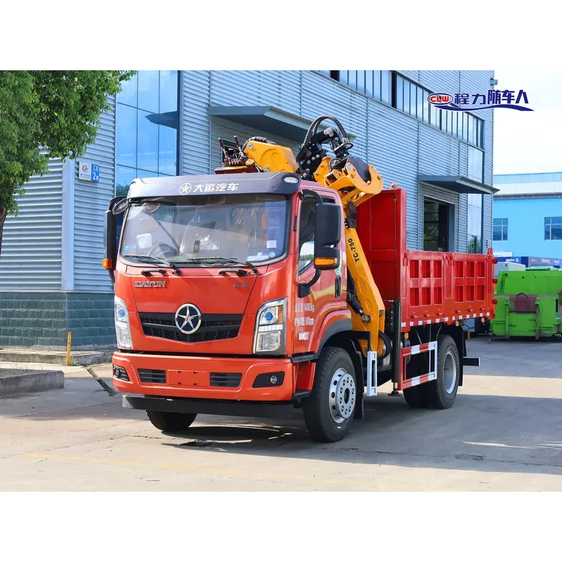 Truck-Mounted Log Grab on Dayun — 4 t Folding Boom — main view
