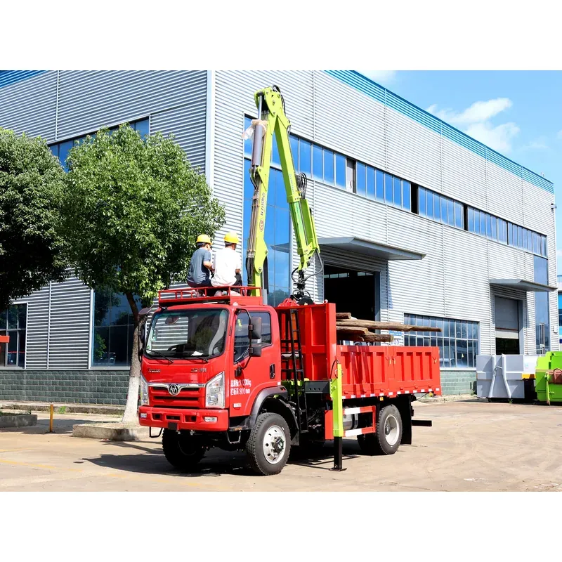 Truck-Mounted Log Grab 4x4 on Sanhuan Chuangke — 7.8 m Boom, 2+2 Flat-Jaw — photo 4