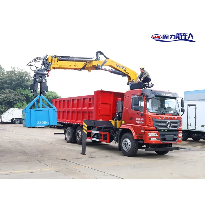 Truck-Mounted Scrap Grab with Lifting Axle on Dayun — 8 t, 3+2 Grab — photo 6
