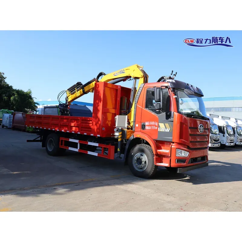 Truck-Mounted Scrap Grab on FAW — 6.3 t, 3+2 Grab, Low Sideboards — photo 3