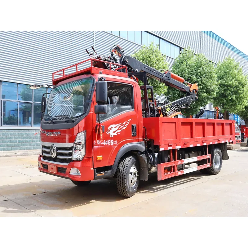 Truck-Mounted Log Grab with Winch on SINOTRUK Wangpai — 7.5 m, 2+2 Grab — photo 2