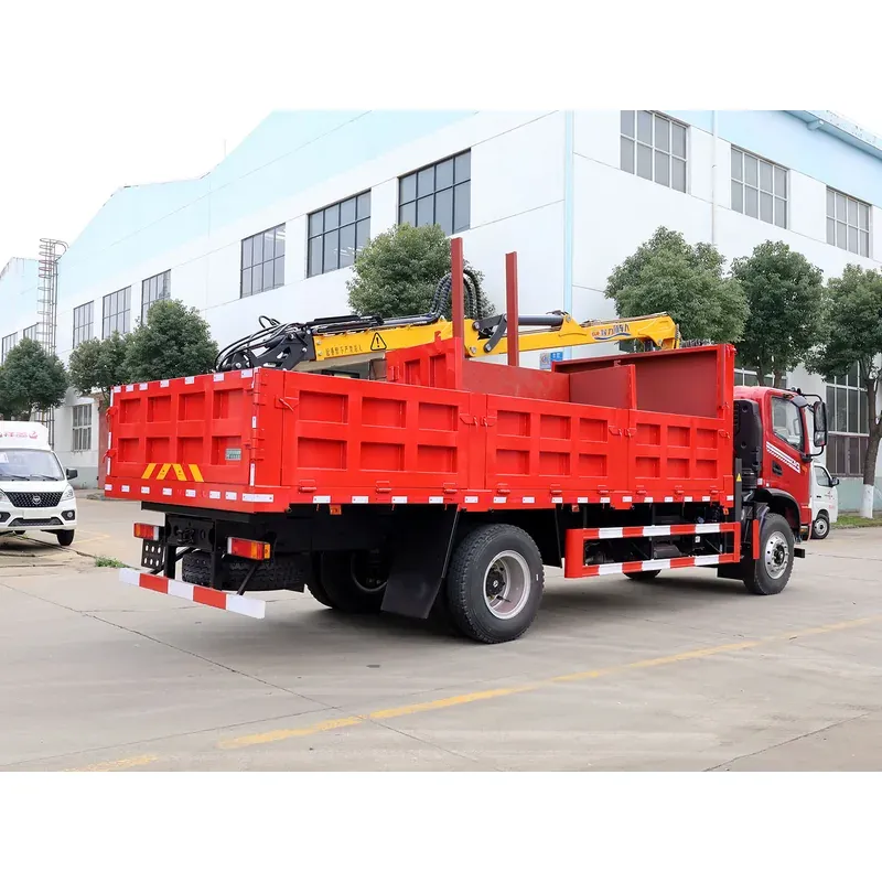 Truck-Mounted Scrap Grab on Dongfeng Huashen DV3 — 7.5 m Boom, 4+3 Grab — photo 7