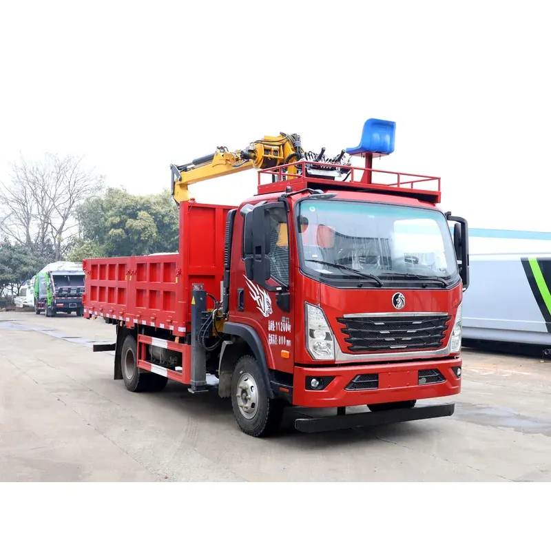 Truck-Mounted Log Grab with Winch on SINOTRUK Wangpai — 7.5 m Boom, 3+2 Grab — photo 6
