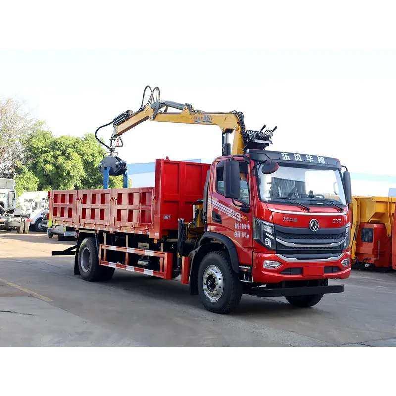 Truck-Mounted Log Grab on Dongfeng Huashen DV3 — 7.8 m Boom, 2+2 Grab — photo 7