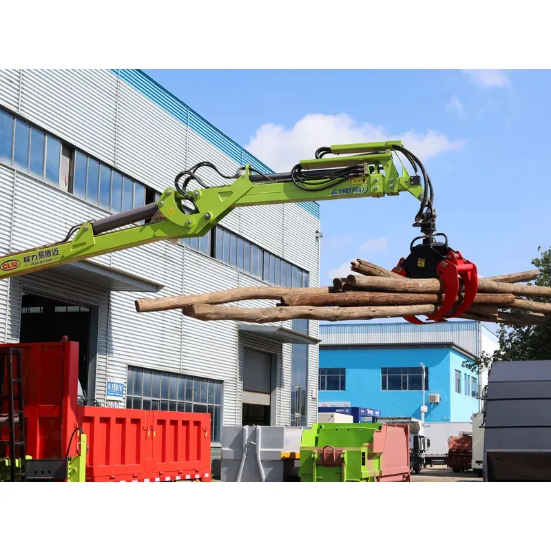 Truck-Mounted Log Grab 4x4 on Sanhuan Chuangke — 7.8 m Boom, 2+2 Flat-Jaw — photo 3