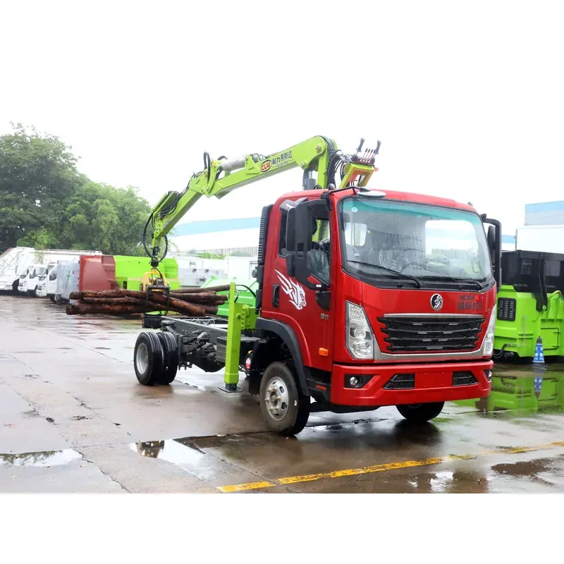Truck-Mounted Log Grab on SINOTRUK Wangpai — 7.8 m Boom — photo 3
