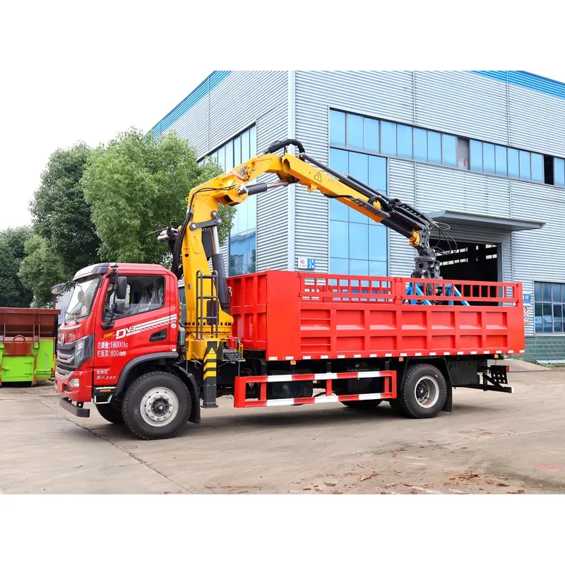 Truck-Mounted Scrap Grab with Winch on Dongfeng Huashen DV3 — 8 t, 3+2 Grab — photo 3