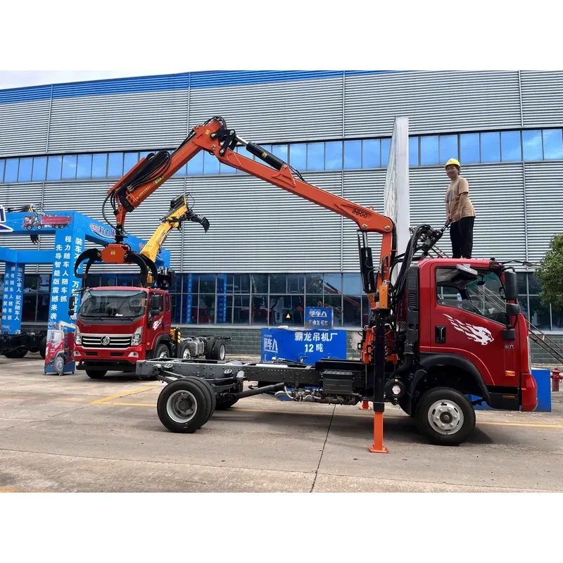 Truck-Mounted Log Grab on SINOTRUK Wangpai — 8.8 m Extended Boom, Soft-Linked — photo 5