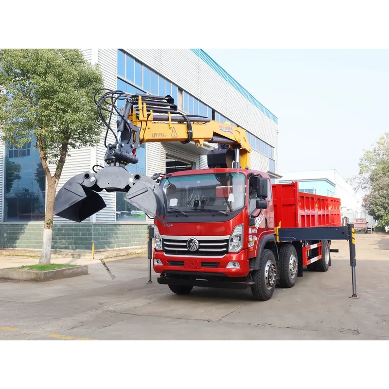 Truck-Mounted Grab on SINOTRUK Wangpai 6x2 — 6.3 t, 3+2 Clamshell Grab — photo 6