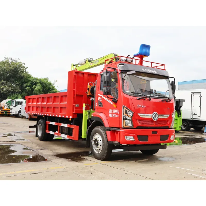 Truck-Mounted Log Grab on Dongfeng D1L — 8.8 m Boom, 2+2 Flat-Jaw, Soft-Linked — photo 3