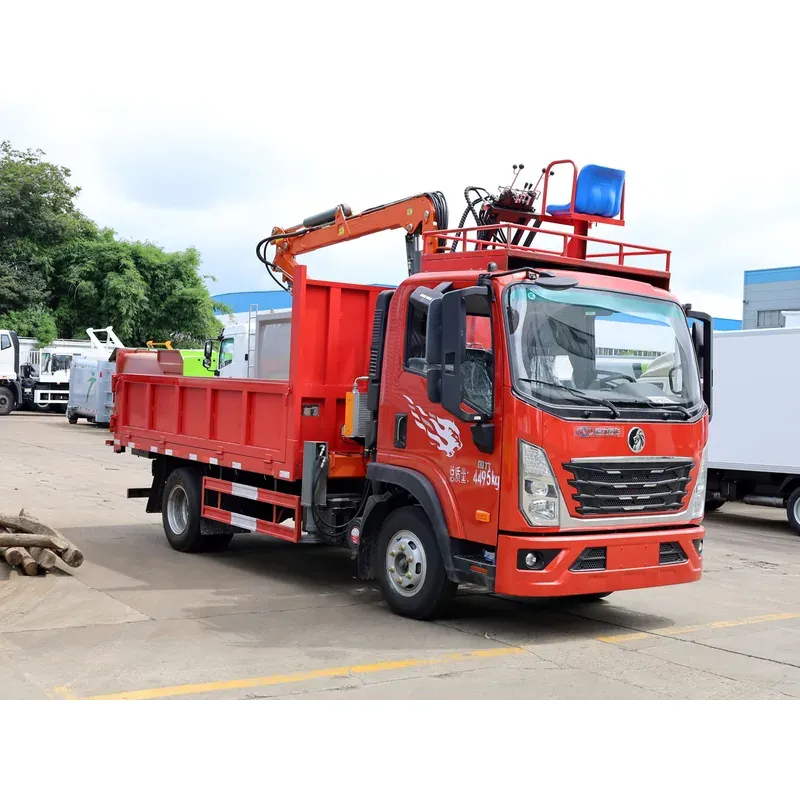 Truck-Mounted Log Grab on SINOTRUK Wangpai — 4.8 m Boom, 2+2 Flat-Jaw — photo 3
