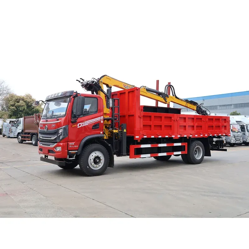 Truck-Mounted Scrap Grab on Dongfeng Huashen DV3 — 7.5 m Boom, 4+3 Grab — photo 3