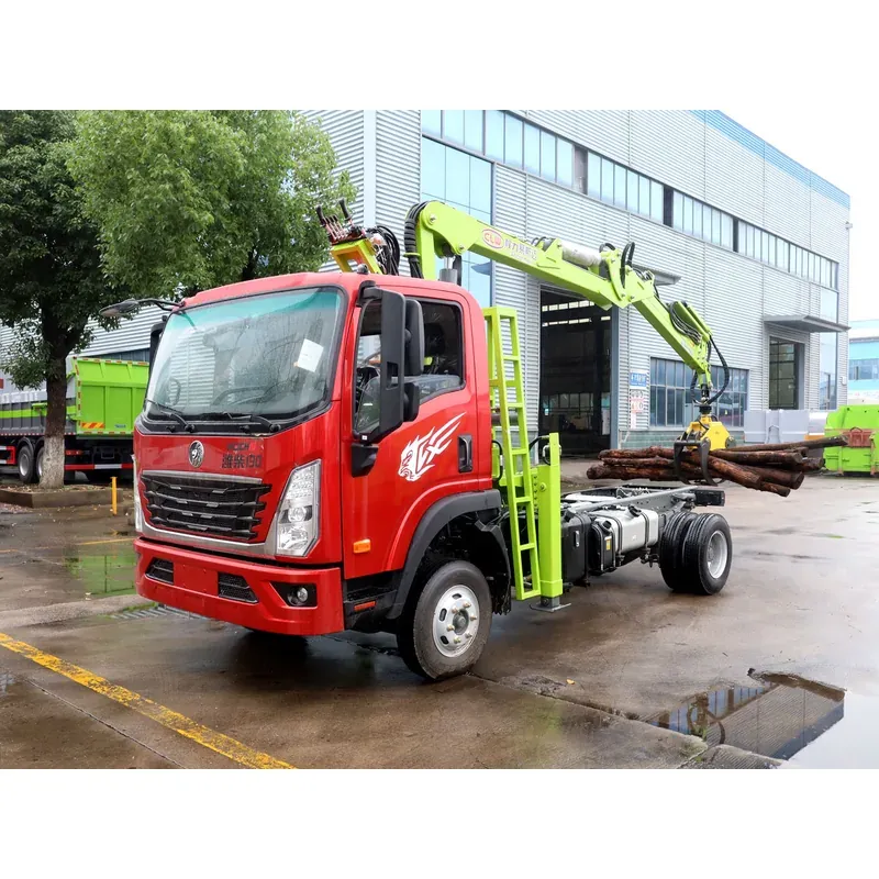Truck-Mounted Log Grab on SINOTRUK Wangpai — 7.8 m Boom — main view
