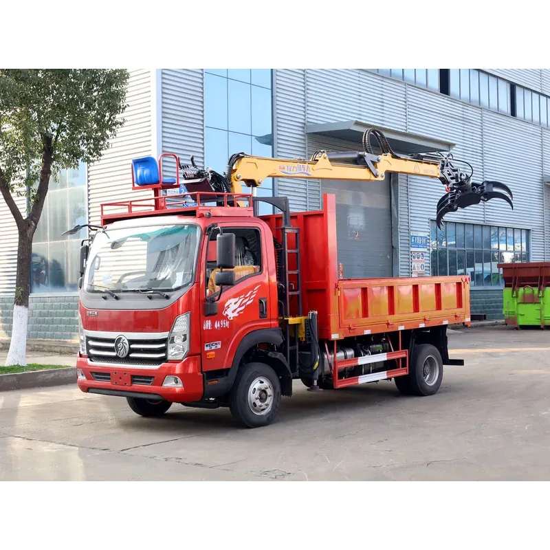 Truck-Mounted Log Grab on SINOTRUK Wangpai — 7.8 m Boom, 3+2 Rigid-Linked — photo 3