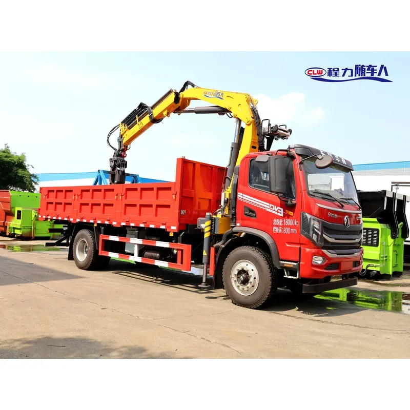 Truck-Mounted Scrap Grab with Magnet on Dongfeng DV3 — 6.3 t, 3+2 Grab — photo 2