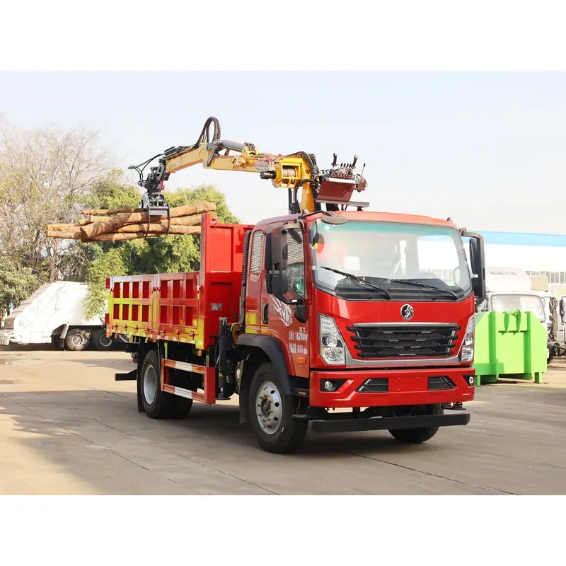 Truck-Mounted Log Grab on SINOTRUK Wangpai — 6.8 m Boom, Rigid-Linked — photo 7