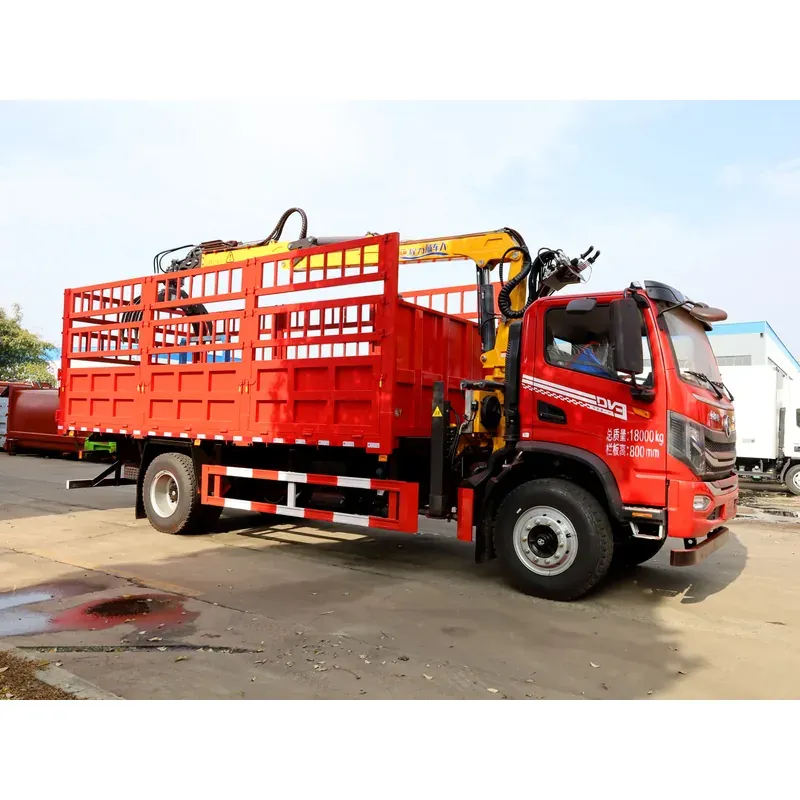 Truck-Mounted Log Grab on Dongfeng Huashen DV3 — 7.5 m Boom, 4+3 Grab — photo 3
